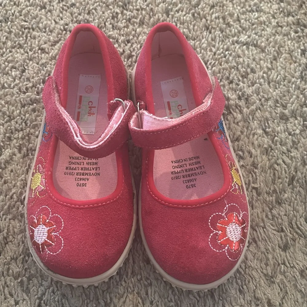 Girls Chili Pepper Tensy girls Ballet Flat size 29